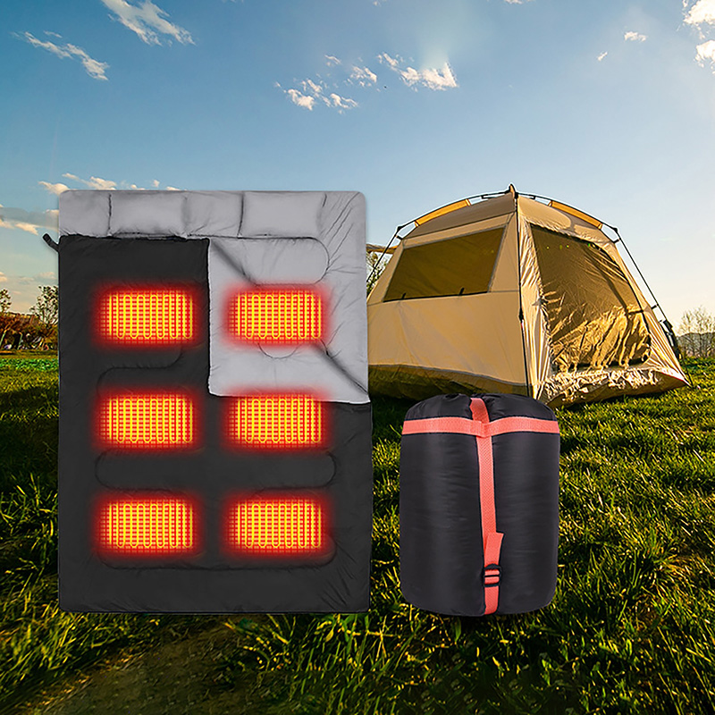 Outdoor Power Pedestal - Double Heated Sleeping Bag Outdoor Camping