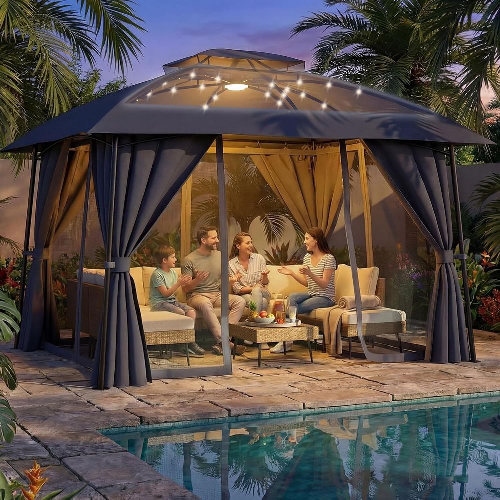 Outdoor Power For Gazebo - Outdoor Patio Gazebo 1012 with r