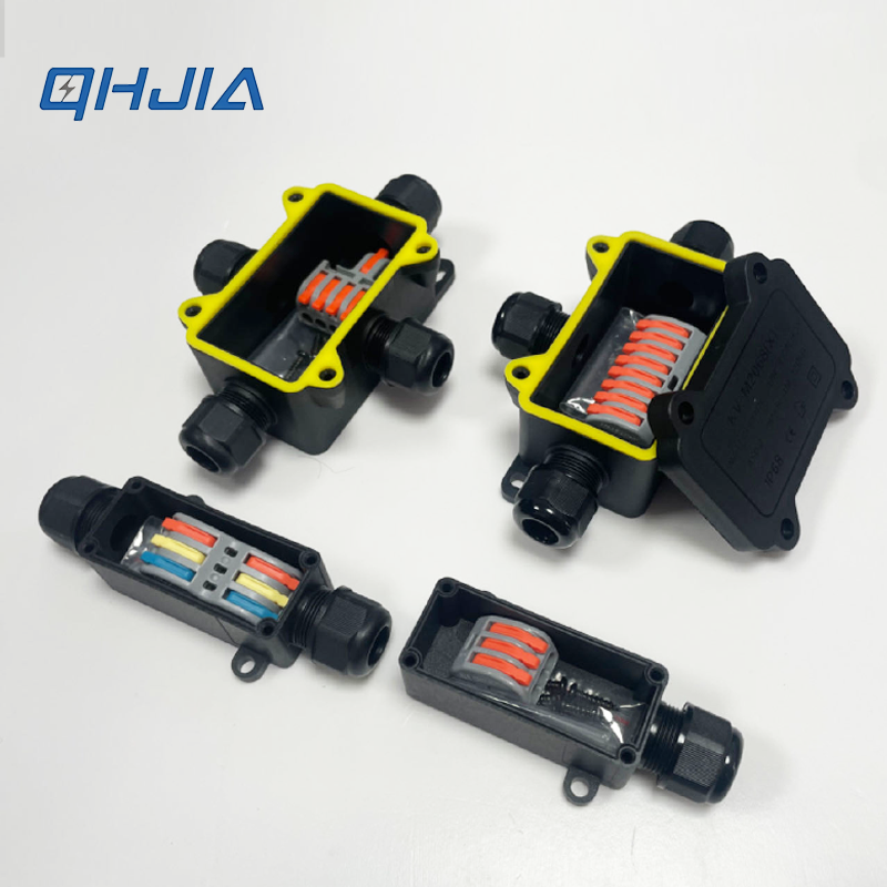 Outdoor Power Distribution Box - IP68 Waterproof Junction Box PA66 Fast