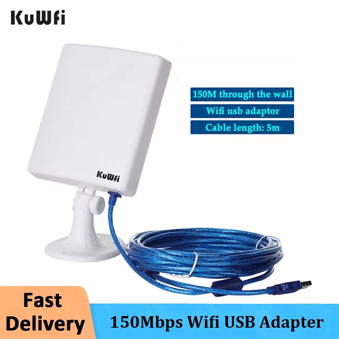 Outdoor Power Adapter Wyze - KuWfi 150Mbps Wifi USB Adapter For