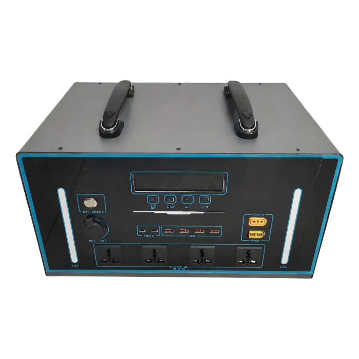 Outdoor Power Station - AC 2000w 2500w Lifepo4 Battery MPPT