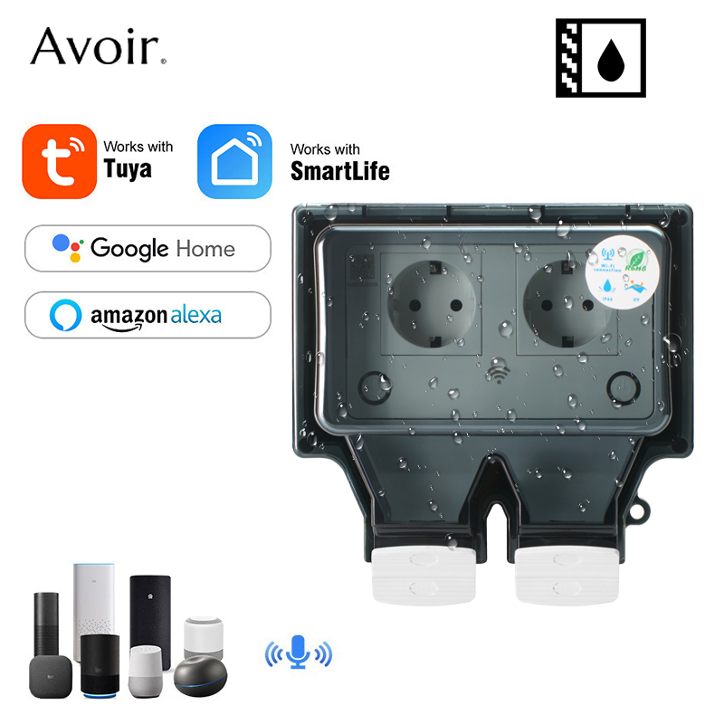 Avoir Tuya Wall Electrical Soc - огляд і ціна Outdoor Power Inlet Box