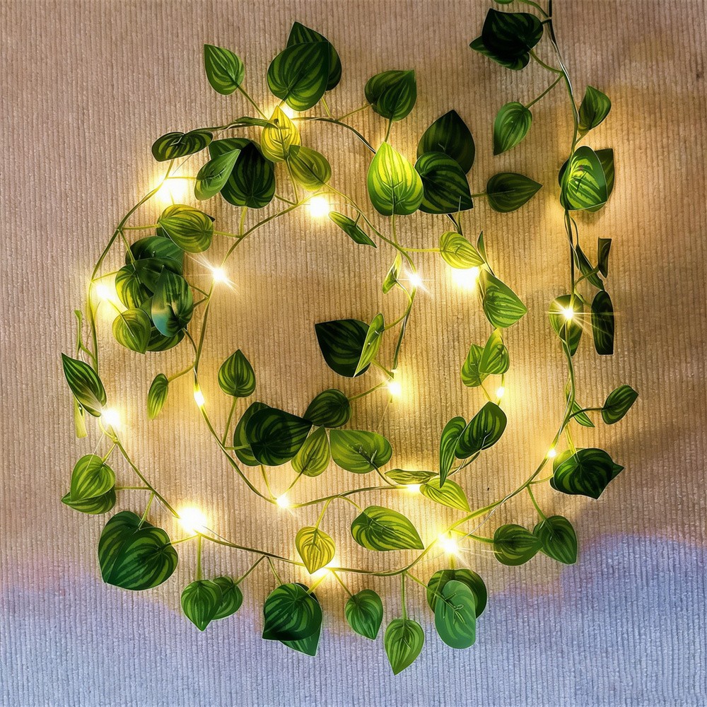 LED Green Rattan Leaf Fairy Li - огляд і ціна Outdoor Power For Wedding