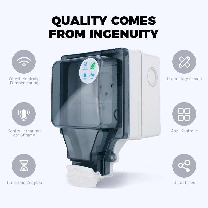 Avoir IP66 Outdoor Waterproof  - огляд і ціна Outdoor Power Outlet With Remote Control