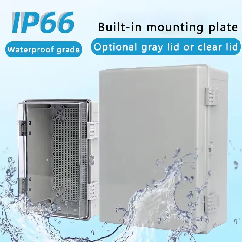 IP66 Waterproof Gray/Transpare - огляд і ціна Outdoor Power Distribution Box