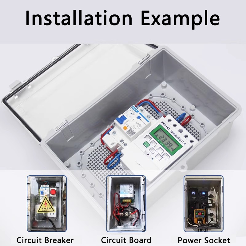 IP66 Waterproof Gray/Transpare - огляд і ціна Outdoor Power Distribution Box