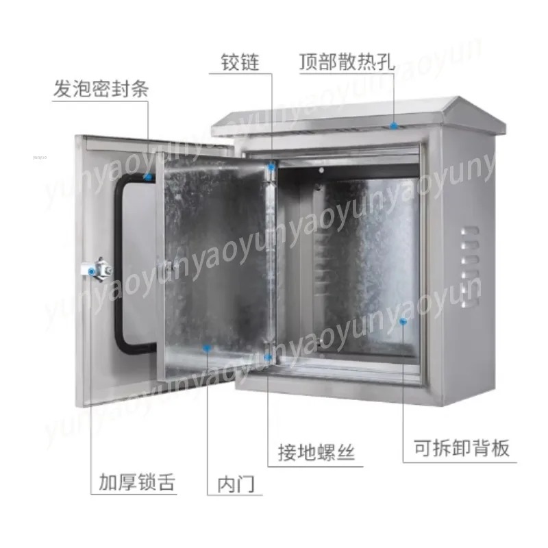 Stainless Steel Double Door Lo - огляд і ціна Outdoor Power Distribution Box