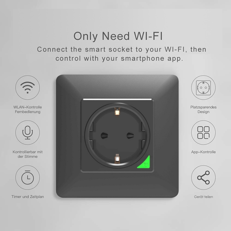 Avoir Tuya Zigbee Electrical O - огляд і ціна Outdoor Power Outlet With Remote Control