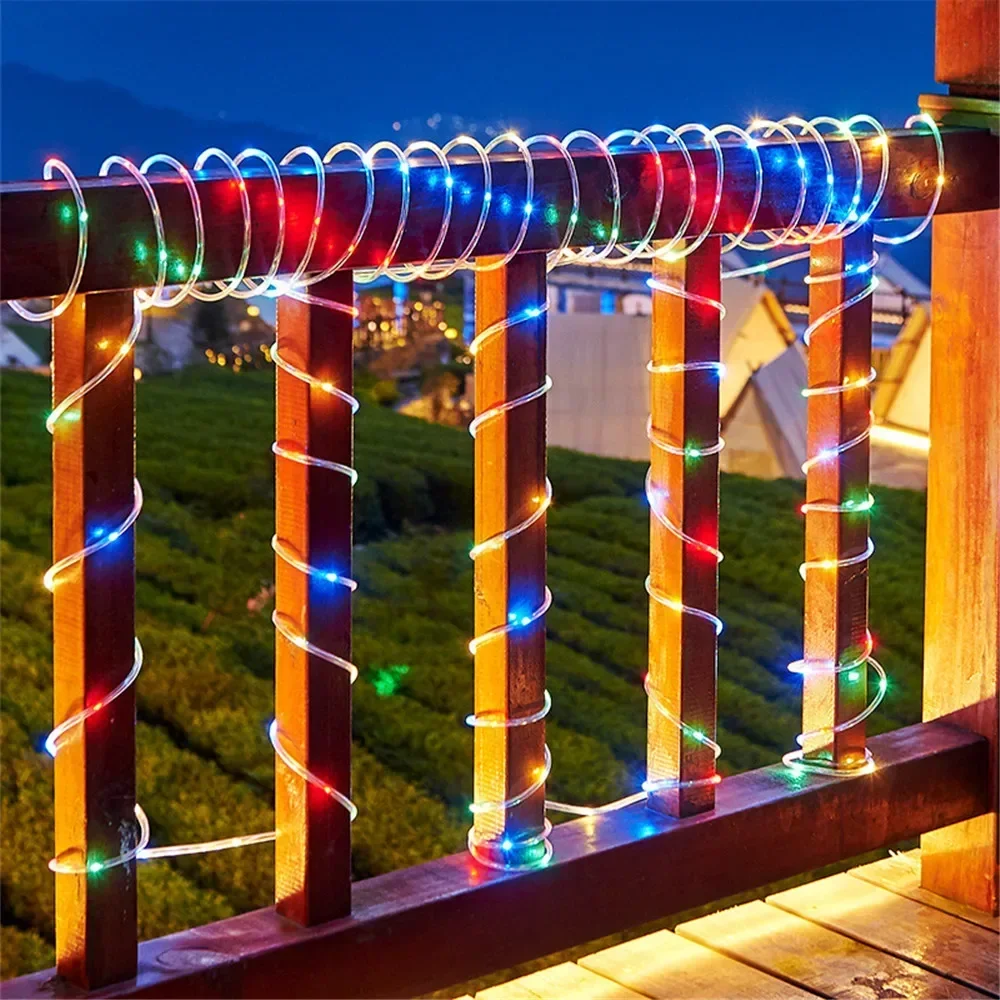 Solar Rope Lights 8 Modes Ligh - огляд і ціна Outdoor Power For Gazebo
