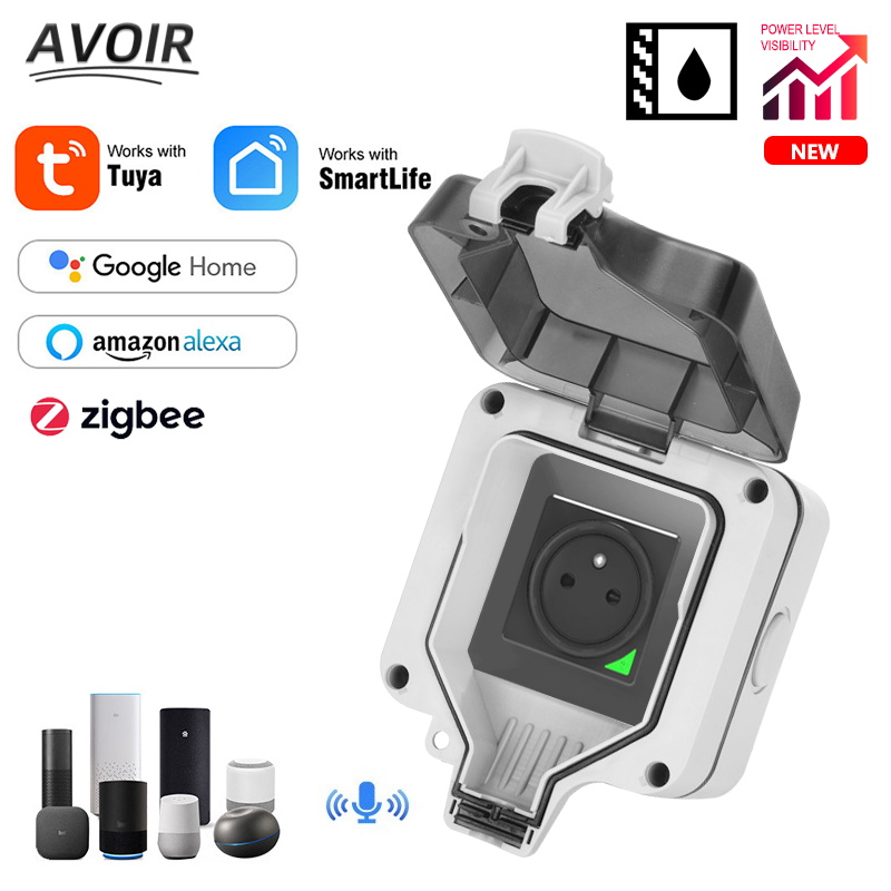 Avoir Zigbee Tuya IP66 Outdoor - огляд і ціна Outdoor Power Outlet With Remote Control