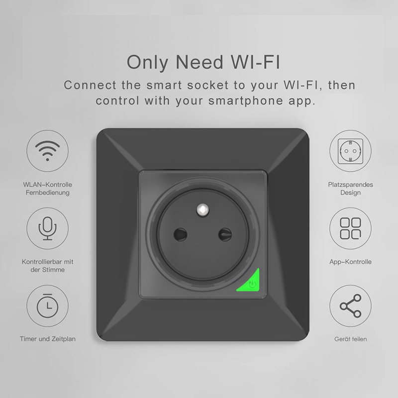 Avoir Zigbee Tuya IP66 Outdoor - огляд і ціна Outdoor Power Outlet With Remote Control