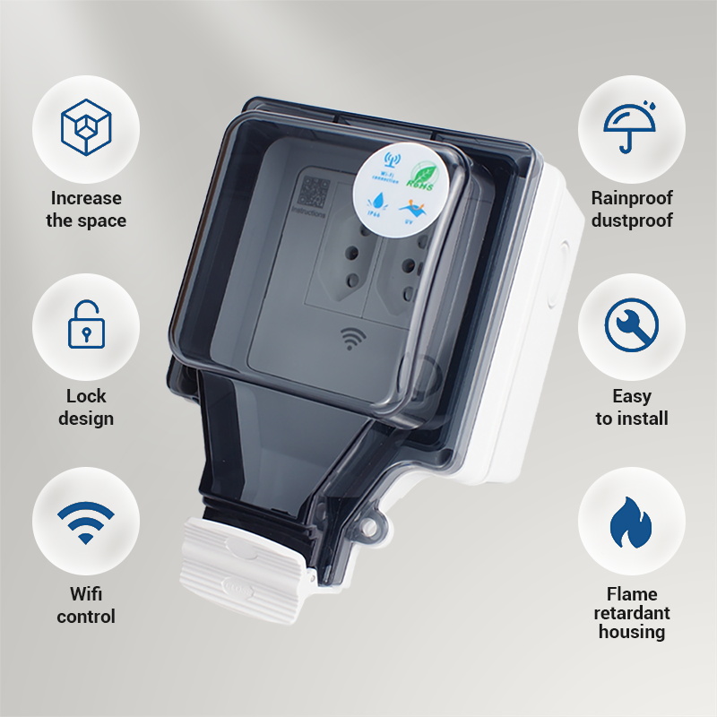 Avoir Tuya Wifi Smart Socket I - огляд і ціна Outdoor Power Outlet With Remote Control