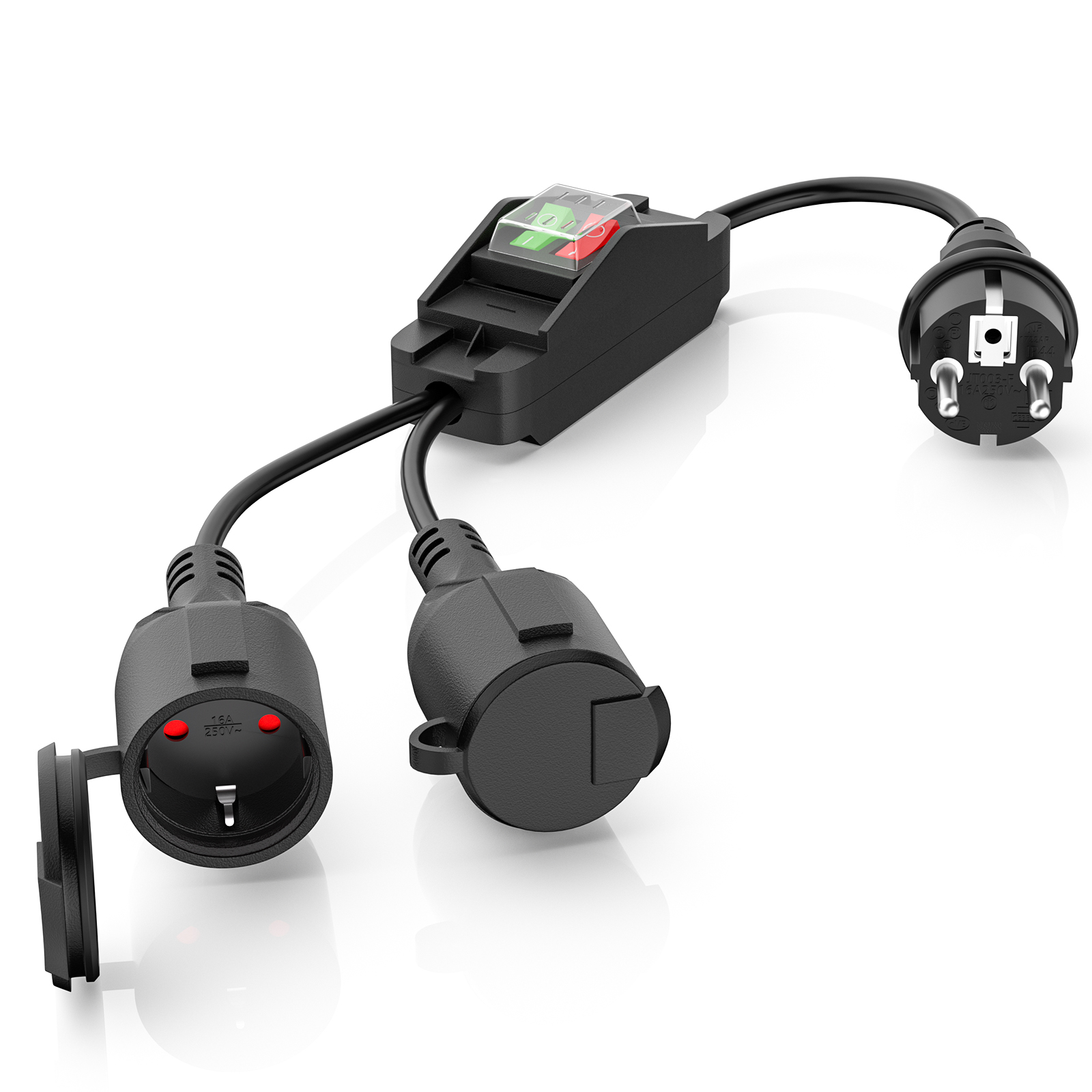 Double Plug Extension Cable 2  - огляд і ціна Outdoor Power Inlet Box