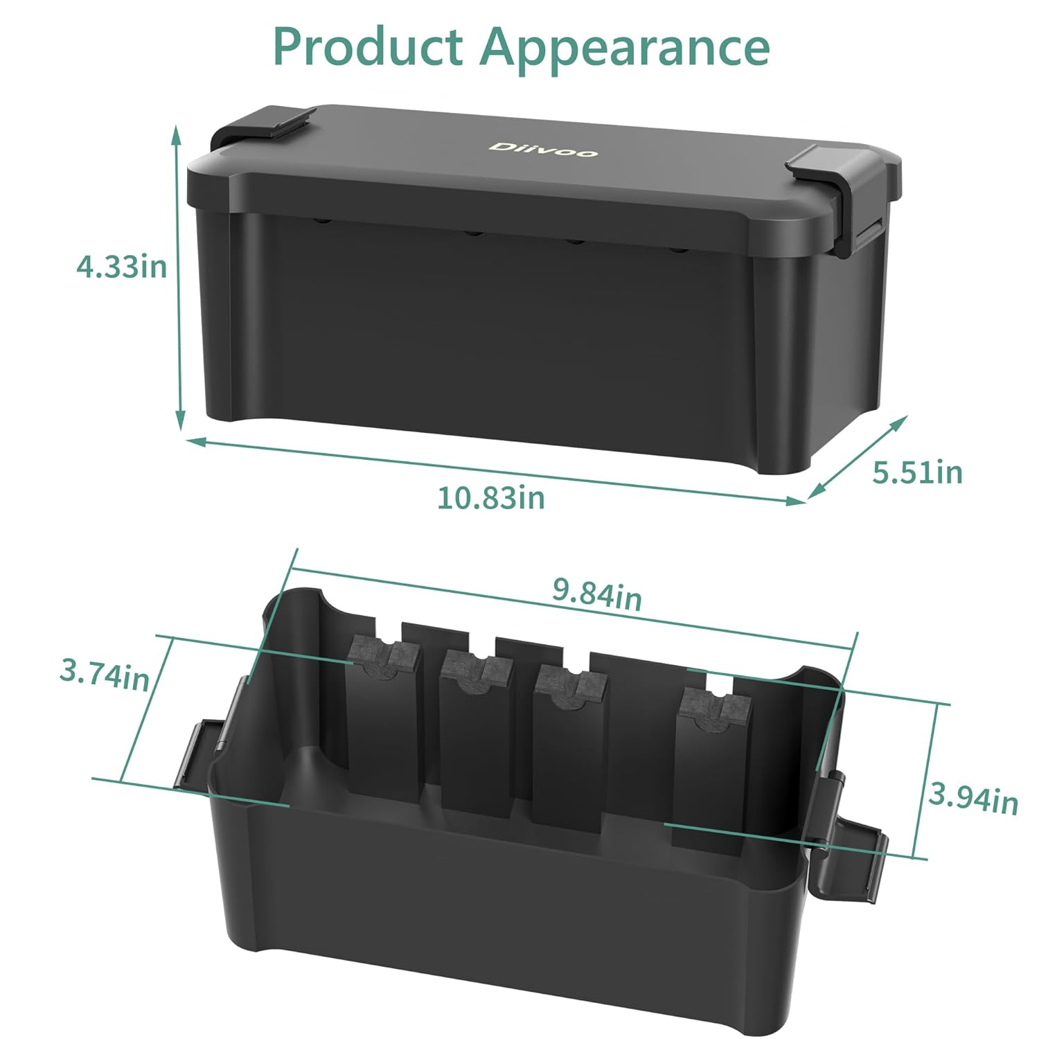 Diivoo Outdoor Waterproof Elec - огляд і ціна Outdoor Power Distribution Box