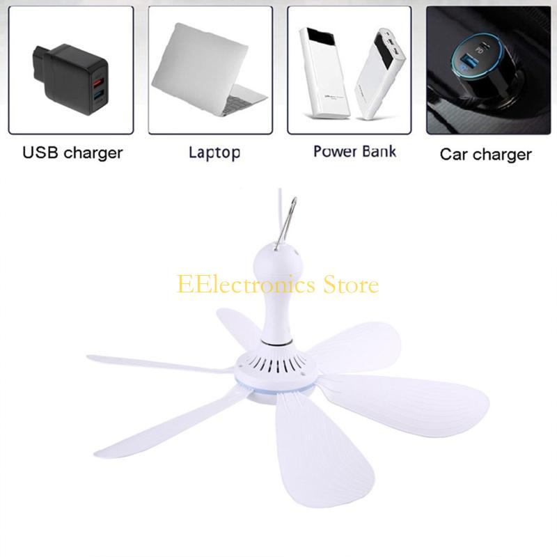 B03C Ceiling Fan USB Tent Fans - огляд і ціна Outdoor Power For Gazebo