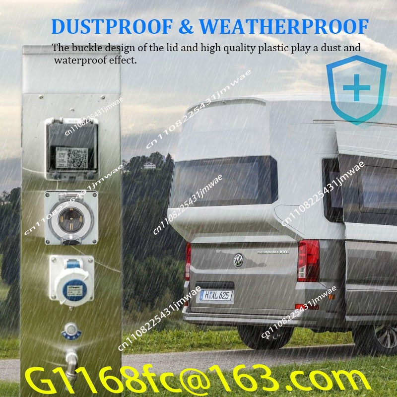 50 Amp Generator RV Power Inle - огляд і ціна Outdoor Power Inlet Box