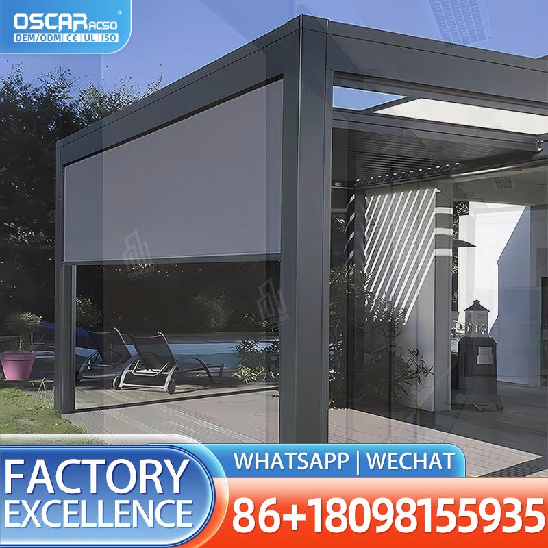 Electric Vertical Roller Blind - огляд і ціна Outdoor Power Blinds
