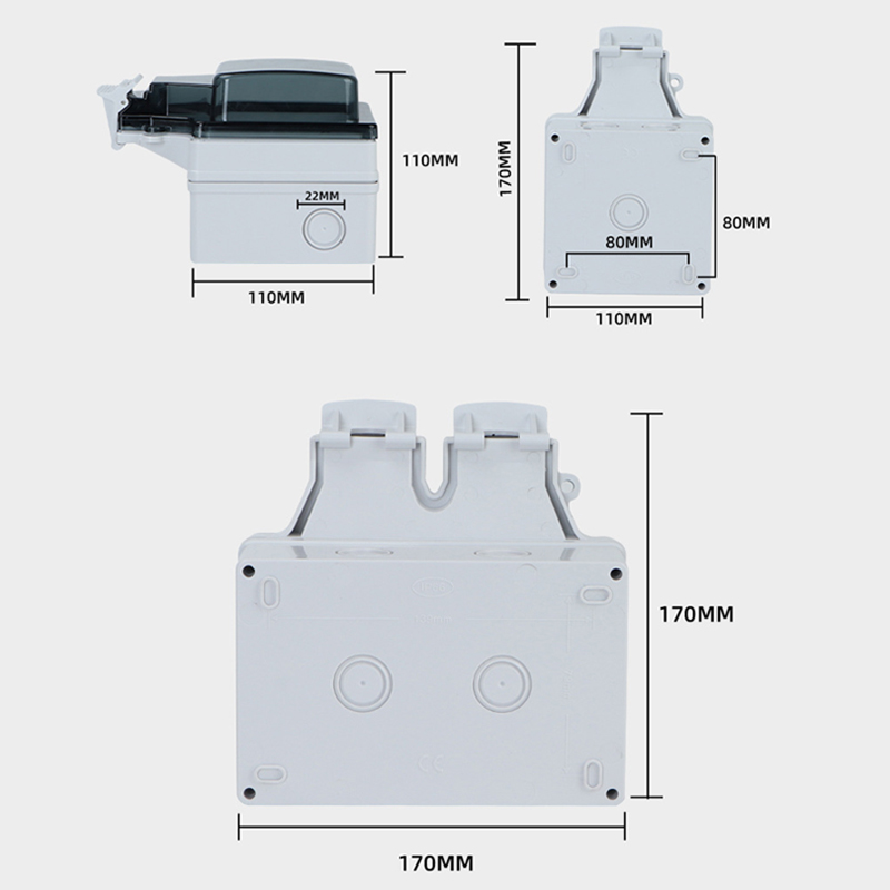 Avoir Tuya IP66 Waterproof Ele - огляд і ціна Outdoor Power Outlet With Remote Control