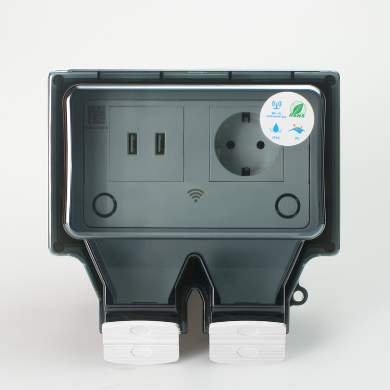 Avoir Tuya IP66 Waterproof Ele - огляд і ціна Outdoor Power Outlet With Remote Control