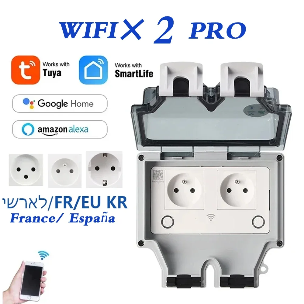 Tuya Waterproof Electrical Wal - огляд і ціна Outdoor Power Outlet With Remote Control
