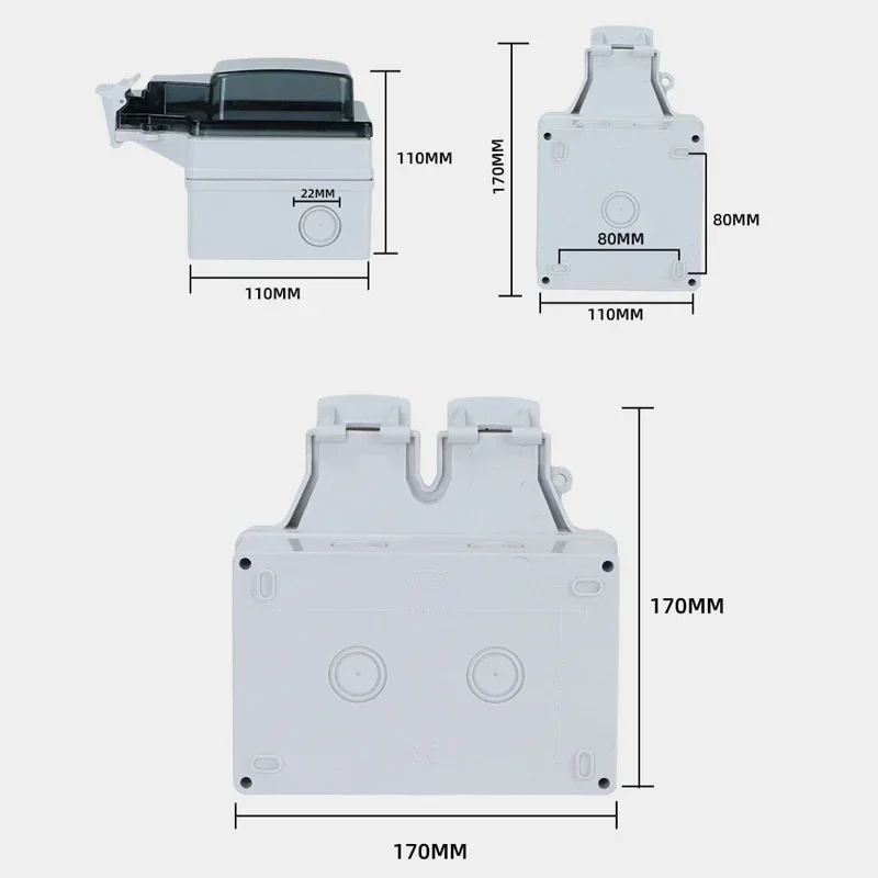 Tuya Waterproof Electrical Wal - огляд і ціна Outdoor Power Outlet With Remote Control