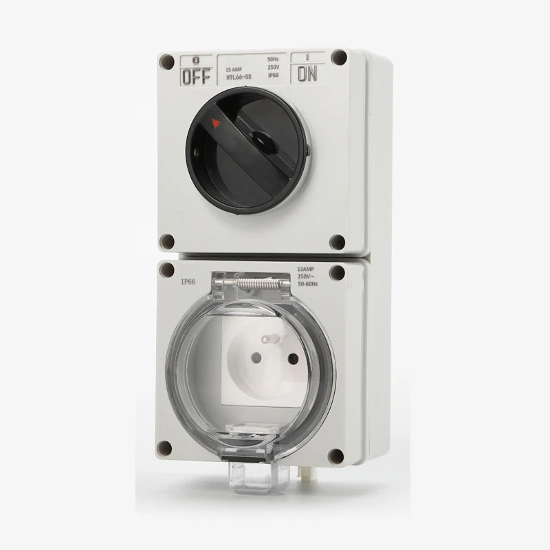IP66 220V Waterproof Dust Proo - огляд і ціна Outdoor Power Inlet Box