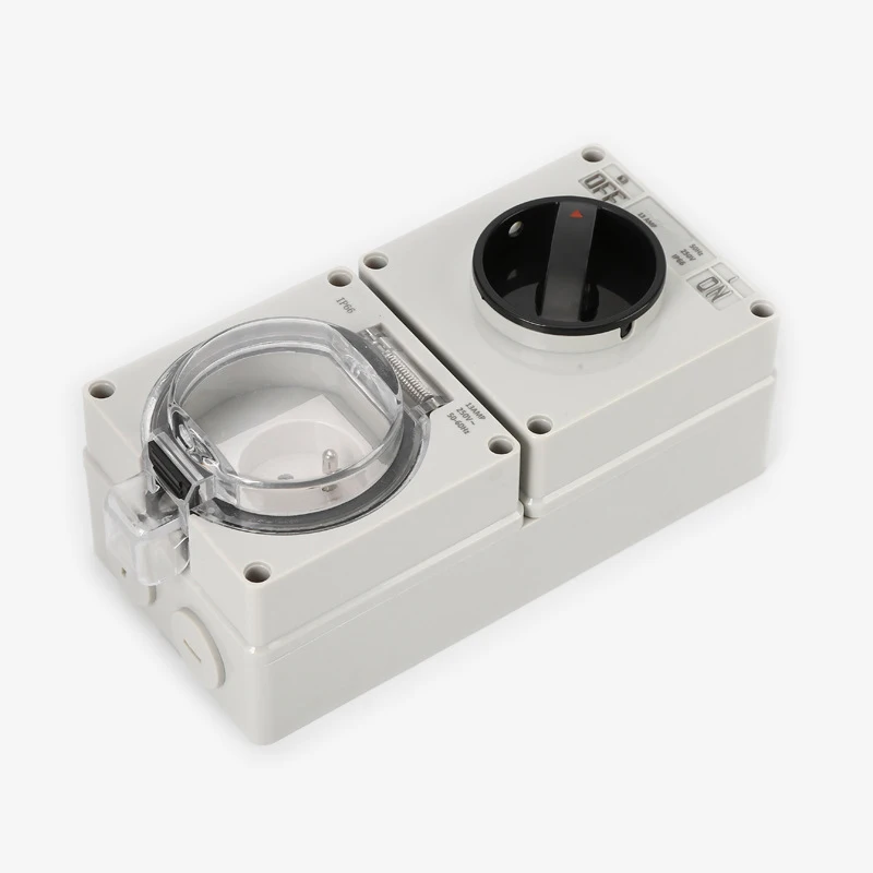 IP66 220V Waterproof Dust Proo - огляд і ціна Outdoor Power Inlet Box