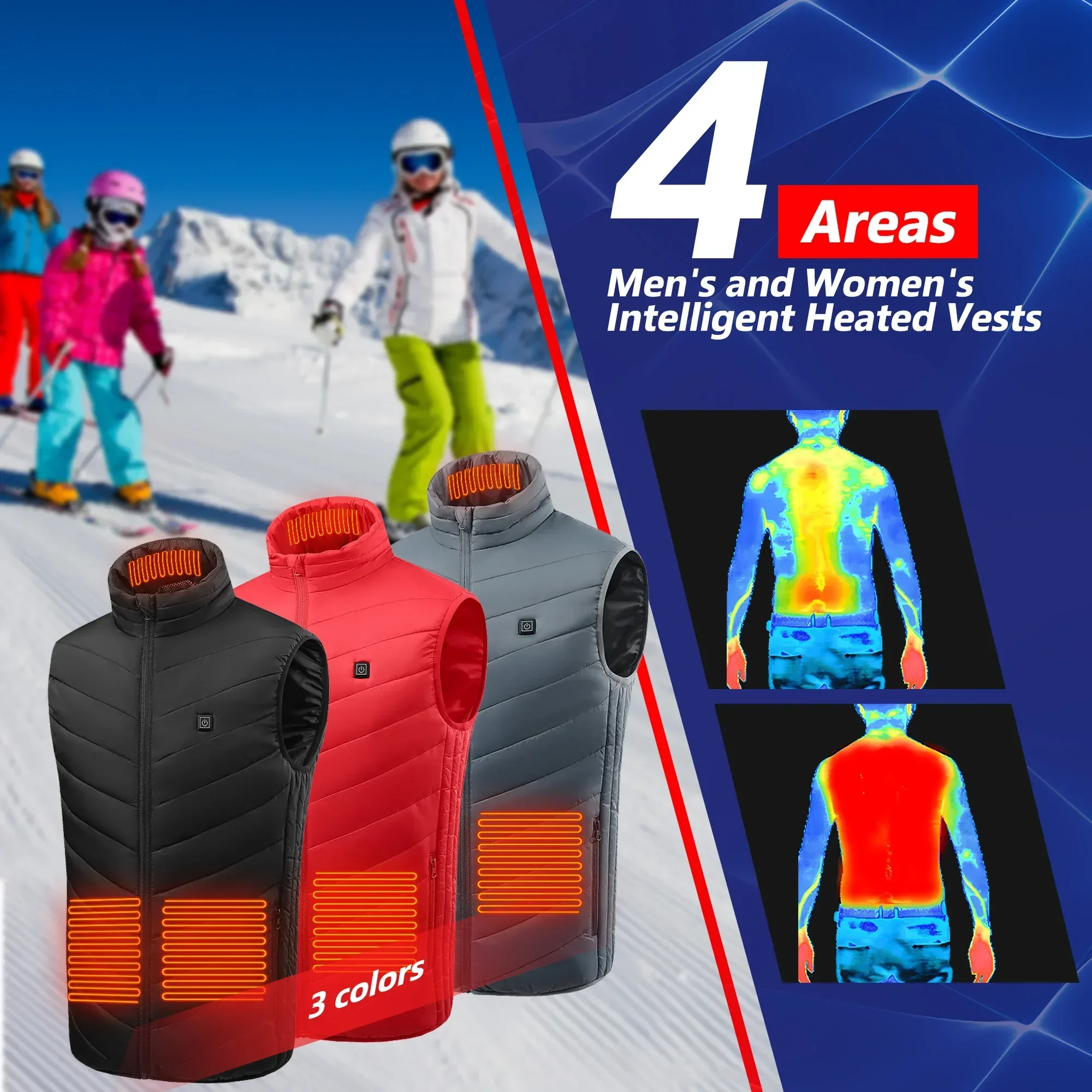 21 Heated Vest Electric Heated - огляд і ціна Outdoor Power Pedestal