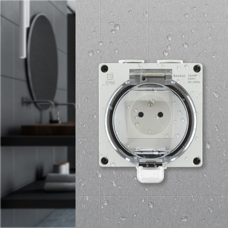 IP66 Waterproof Socket French  - огляд і ціна Outdoor Power Inlet Box