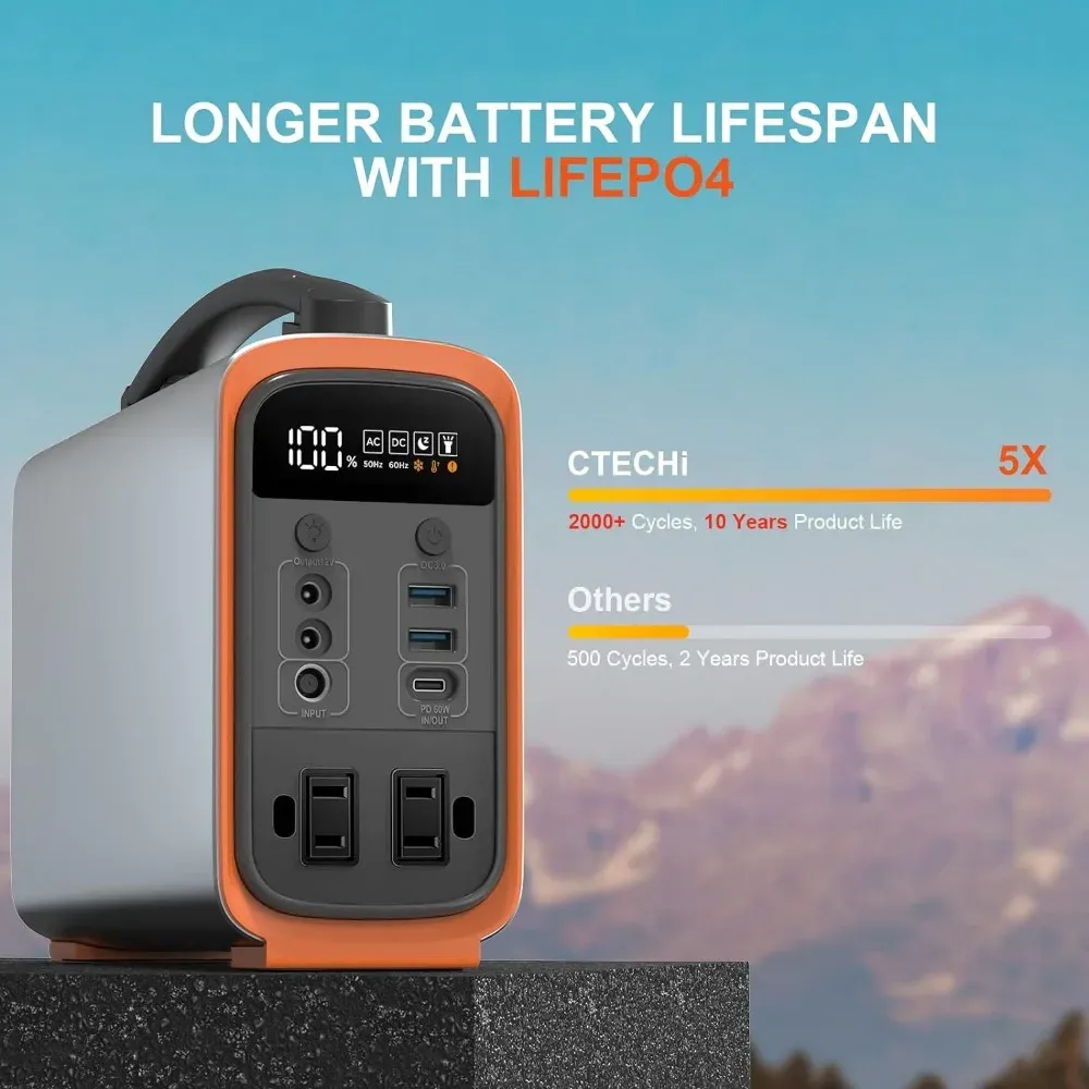 320Wh Lifepo4 Portable Power S - огляд і ціна Outdoor Power Station