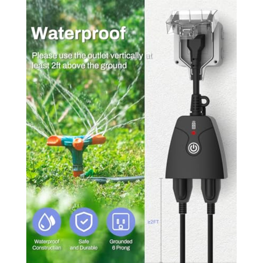 Outdoor Wireless Remote Contro - огляд і ціна Outdoor Power Outlet With Remote Control