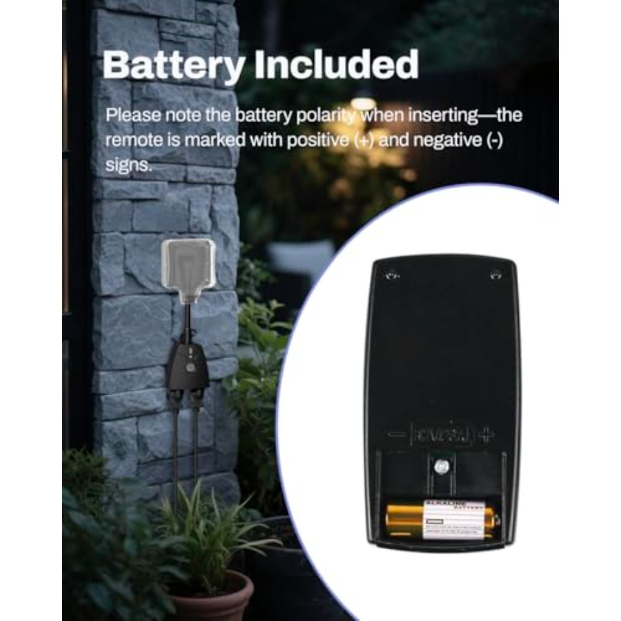 Outdoor Wireless Remote Contro - огляд і ціна Outdoor Power Outlet With Remote Control